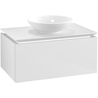 Tvättställsskåp Villeroy & Boch Legato Kompakt 800 med 1 Låda för Ytmonterat Tvättställ