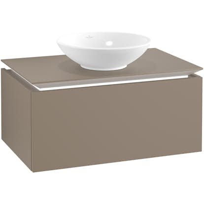 Tvättställsskåp Villeroy & Boch Legato Kompakt 800 med 1 Låda för Ytmonterat Tvättställ