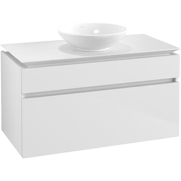 Tvättställsskåp Villeroy & Boch Legato 1000 med 2 Lådor för Ytmonterat Tvättställ