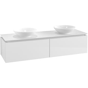 Tvättställsskåp Villeroy & Boch Legato Kompakt 1600 med 2 Lådor för Två Ytmonterade Tvättställ från Övriga V&B Serier