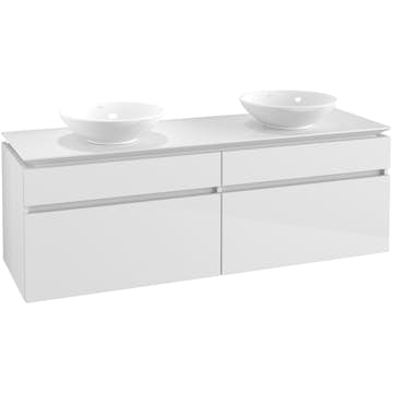 Tvättställsskåp Villeroy & Boch Legato 1600 med 4 Lådor för Två Ytmonterade Tvättställ från Övriga V&B Serier