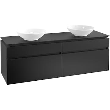 Tvättställsskåp Villeroy & Boch Legato 1600 med 4 Lådor för Två Ytmonterade Tvättställ från Övriga V&B Serier