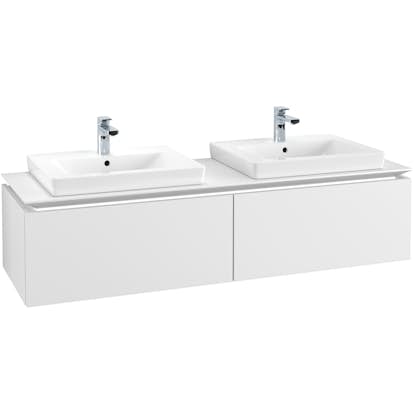 Tvättställsskåp Villeroy & Boch Legato Kompakt 1600 med 2 Lådor för Två Tvättställ från Finion & Subway