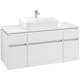 Tvättställsskåp Villeroy & Boch Legato med 5 Lådor för Ytmonterat Tvättställ från Finion & Memento