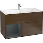 Tvättställsskåp Villeroy & Boch Finion med 2 Lådor och Hylla för Inbyggt Tvättställ