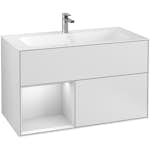 Tvättställsskåp Villeroy & Boch Finion med 2 Lådor och Hylla för Inbyggt Tvättställ