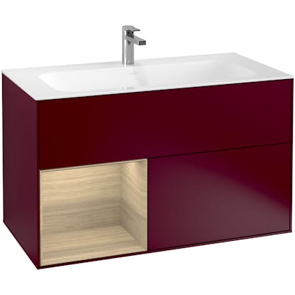 Tvättställsskåp Villeroy & Boch Finion med 2 Lådor och Hylla för Inbyggt Tvättställ