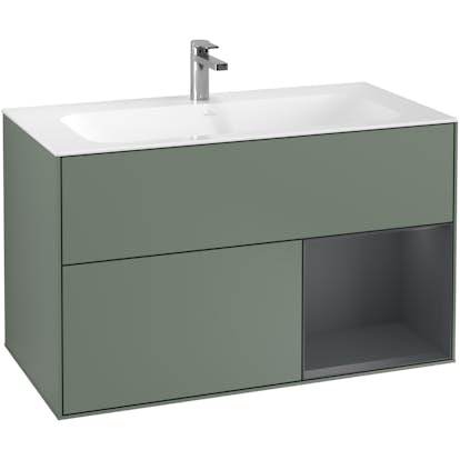 Tvättställsskåp Villeroy & Boch Finion med 2 Lådor och Hylla för Inbyggt Tvättställ