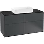 Tvättställsskåp Villeroy & Boch Finion med 4 Lådor och Bänkskiva för Fristående Tvättställ