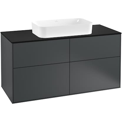 Tvättställsskåp Villeroy & Boch Finion med 4 Lådor och Bänkskiva för Fristående Tvättställ