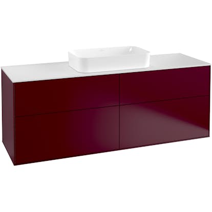 Tvättställsskåp Villeroy & Boch Finion med 4 Lådor och Bänkskiva för Fristående Tvättställ