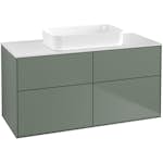 Tvättställsskåp Villeroy & Boch Finion med 4 Lådor och Bänkskiva för Fristående Tvättställ