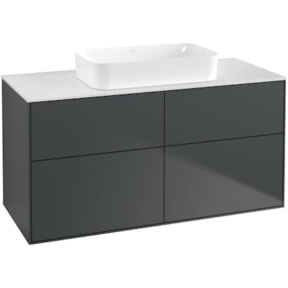 Tvättställsskåp Villeroy & Boch Finion med 4 Lådor och Bänkskiva för Fristående Tvättställ
