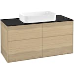 Tvättställsskåp Villeroy & Boch Finion med 4 Lådor och Bänkskiva för Fristående Tvättställ