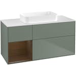 Tvättställsskåp Villeroy & Boch Finion med 3 Lådor Hylla och Bänkskiva för Fristående Tvättställ