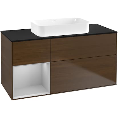 Tvättställsskåp Villeroy & Boch Finion med 3 Lådor Hylla och Bänkskiva för Fristående Tvättställ
