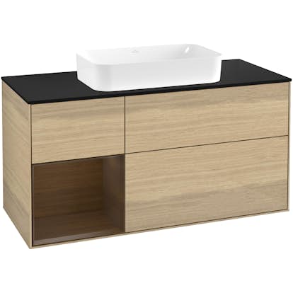 Tvättställsskåp Villeroy & Boch Finion med 3 Lådor Hylla och Bänkskiva för Fristående Tvättställ