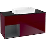 Tvättställsskåp Villeroy & Boch Finion med 3 Lådor Hylla och Bänkskiva för Fristående Tvättställ