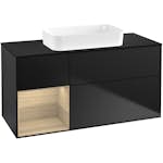 Tvättställsskåp Villeroy & Boch Finion med 3 Lådor Hylla och Bänkskiva för Fristående Tvättställ