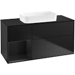 Tvättställsskåp Villeroy & Boch Finion med 3 Lådor Hylla och Bänkskiva för Fristående Tvättställ