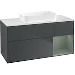 Tvättställsskåp Villeroy & Boch Finion med 3 Lådor Hylla och Bänkskiva för Fristående Tvättställ
