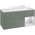 Tvättställsskåp Villeroy & Boch Finion med 3 Lådor Hylla och Bänkskiva för Fristående Tvättställ