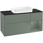 Tvättställsskåp Villeroy & Boch Finion med 3 Lådor Hylla och Bänkskiva för Fristående Tvättställ