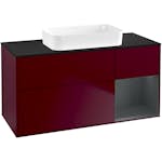 Tvättställsskåp Villeroy & Boch Finion med 3 Lådor Hylla och Bänkskiva för Fristående Tvättställ
