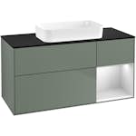 Tvättställsskåp Villeroy & Boch Finion med 3 Lådor Hylla och Bänkskiva för Fristående Tvättställ