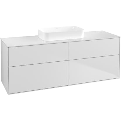 Tvättställsskåp Villeroy & Boch Finion med 4 Lådor och Bänkskiva för Fristående Tvättställ
