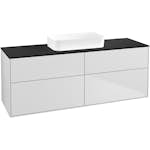 Tvättställsskåp Villeroy & Boch Finion med 4 Lådor och Bänkskiva för Fristående Tvättställ