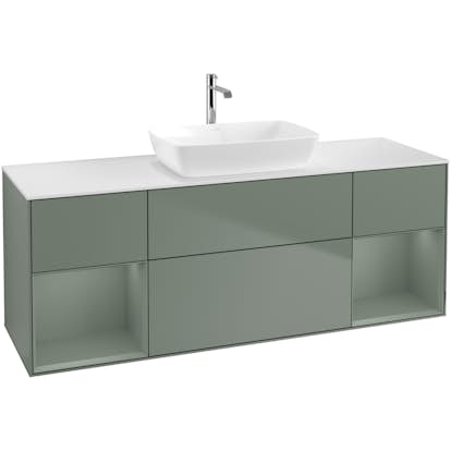 Tvättställsskåp Villeroy & Boch Finion med Två Hyllor och Bänkskiva för Fristående Tvättställ från Artis & Collaro