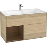 Tvättställsskåp Villeroy & Boch Finion med 2 Lådor och Hylla för Inbyggt Tvättställ