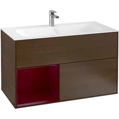 Tvättställsskåp Villeroy & Boch Finion med 2 Lådor och Hylla för Inbyggt Tvättställ