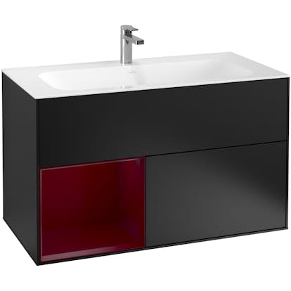 Tvättställsskåp Villeroy & Boch Finion med 2 Lådor och Hylla för Inbyggt Tvättställ