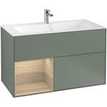 Tvättställsskåp Villeroy & Boch Finion med 2 Lådor och Hylla för Inbyggt Tvättställ