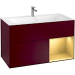 Tvättställsskåp Villeroy & Boch Finion med 2 Lådor och Hylla för Inbyggt Tvättställ