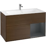 Tvättställsskåp Villeroy & Boch Finion med 2 Lådor och Hylla för Inbyggt Tvättställ