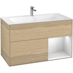 Tvättställsskåp Villeroy & Boch Finion med 2 Lådor och Hylla för Inbyggt Tvättställ