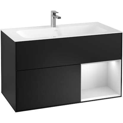 Tvättställsskåp Villeroy & Boch Finion med 2 Lådor och Hylla för Inbyggt Tvättställ