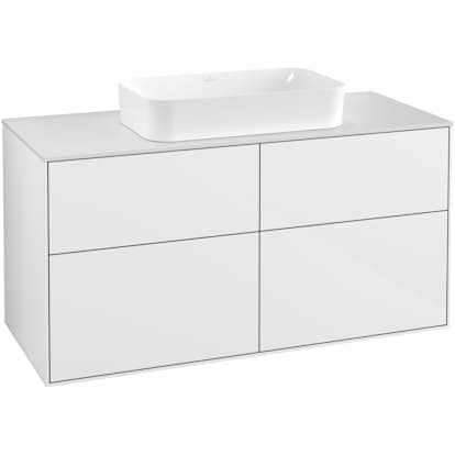 Tvättställsskåp Villeroy & Boch Finion med 4 Lådor och Bänkskiva för Fristående Tvättställ