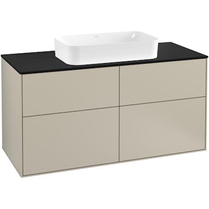 Tvättställsskåp Villeroy & Boch Finion med 4 Lådor och Bänkskiva för Fristående Tvättställ