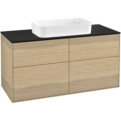Tvättställsskåp Villeroy & Boch Finion med 4 Lådor och Bänkskiva för Fristående Tvättställ
