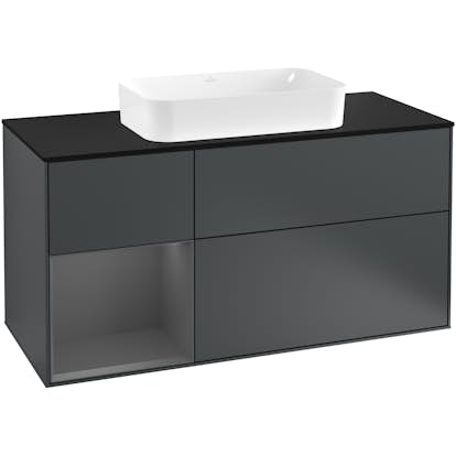 Tvättställsskåp Villeroy & Boch Finion med 3 Lådor Hylla och Bänkskiva för Fristående Tvättställ