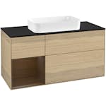 Tvättställsskåp Villeroy & Boch Finion med 3 Lådor Hylla och Bänkskiva för Fristående Tvättställ