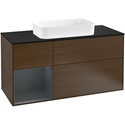 Tvättställsskåp Villeroy & Boch Finion med 3 Lådor Hylla och Bänkskiva för Fristående Tvättställ