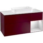 Tvättställsskåp Villeroy & Boch Finion med 3 Lådor Hylla och Bänkskiva för Fristående Tvättställ