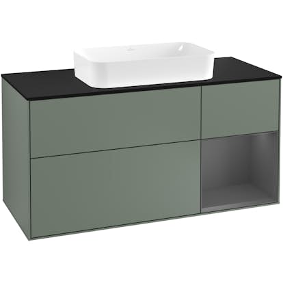 Tvättställsskåp Villeroy & Boch Finion med 3 Lådor Hylla och Bänkskiva för Fristående Tvättställ