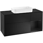 Tvättställsskåp Villeroy & Boch Finion med 3 Lådor Hylla och Bänkskiva för Fristående Tvättställ