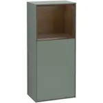 Väggskåp Villeroy & Boch Finion med 1 Dörr och Öppen Hylla Uppe 418 mm